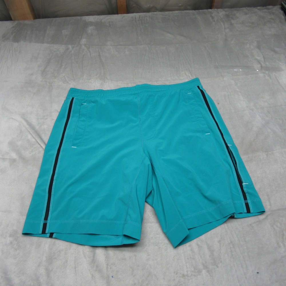 Lululemon Shorts Mens Medium? Teal Pace Breaker Lined Running‎ Performance 9"